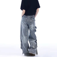 Casual Denim Overalls For Men And Women