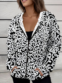 Casual All-matching Fashion Trendy Plaid Stitching Breathable Zipper Sweater