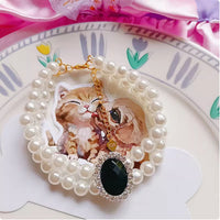 Cat Pet Jewelry Water Drop Pendant Rabbit Necklace