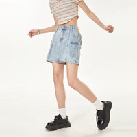 Women's American Retro Hot Girl Denim Skirt