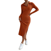 Knitted Slim Fit Dress For Women