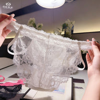 Women's Cotton Crotch Low-Waist Thong Panties