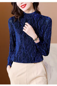 New Stylish Slim-fit Casual Top Featuring A Chic Pleated Design