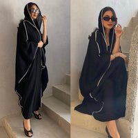 Middle East Muslim Robe Fashion Stripes