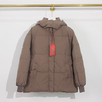 Hooded Korean Style Cotton Clothes Women's Short