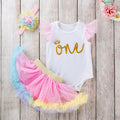 Girls Birthday Sleeveless Suit Infant