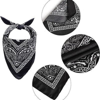 Black Pet And Bib Set Cotton Rope Denim Hat With Square Scarf Cat And Dog PartyFestival Hats
