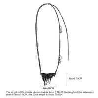 Lava Tassel Moonstone Mobile Phone Charm