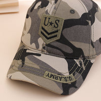 Unisex Camouflage Baseball Cap, Embroidered Casual Duckbill Hat, Four-Season Sun Protection, Versatile Outdoor Accessory