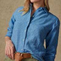 Women's Casual Solid Color Loose Long Sleeve Shirt