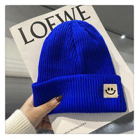Knitted Hat Women's Winter Solid Color