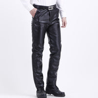 Oil-proof, Wind-proof And Warm Motorcycle Leather Pants