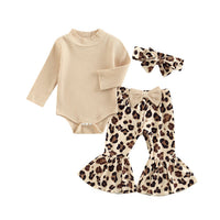 Infant Baby Girls Pants Set Long Sleeve Romper
