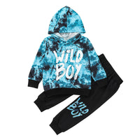 Korean Style Children's Hooded Sweater Trousers Suit
