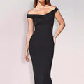Summer New Off-Shoulder Long Dress Womens Clothing
