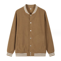 Menswear Corduroy Japanese Baseball Jacket