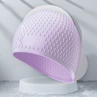 Fashion Silicone Water Drop Swimming Cap