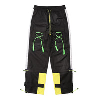 Three Dimensional Pocket Overalls With Fall Cord Stitching