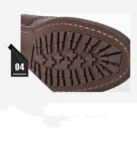 New  Boots Brogue Carved Leather Shoes For Men