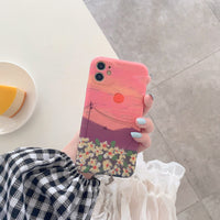 Liquid silicon phone case