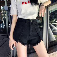 High Waist Wide Leg Pants with holes