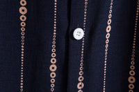 Lapel Cotton Slim-fit Printed Bamboo Shirt