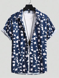 3D Digital Printing Men's Shirt Casual Hawaii
