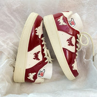 New Small Butterfly Bat Breathable Sneakers