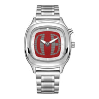 Waterproof Retro Steel-Strap Transforming Digital Dynamic Watch