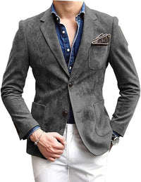 Men's Solid Color Loose And Versatile Suit Jacket
