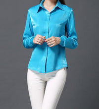 This Mulberry Silk Shirt Has A Slim And Form-fitting Texture Made Of Real Silk