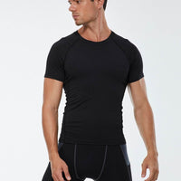 Men's Quick-drying High Elastic Training Wear Short Sleeve