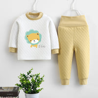 New Color Cotton Children's Thermal Underwear Set