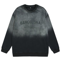 Autumn And Winter New Pure Cotton American Round Neck Sweater Men