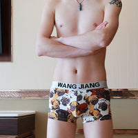Summer Breathable Men's Printed Ice Silk Shorts