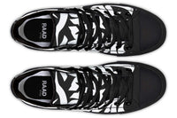 Printed Couple High Top Canvas Shoes