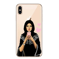 Veil girl phone case