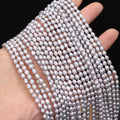 Natural Freshwater Pearl Flat Bead DIY Jewelry Accessories