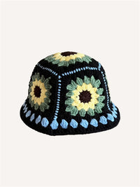 Atmosphere Hand-knitted Colorful Fisherman's Hat
