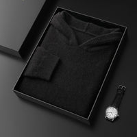 Cashmere Hooded Thickened Sweater Loose Men