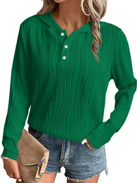 Hooded Sweater Coat Women's Casual Off-shoulder Top
