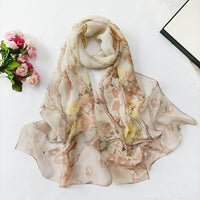 Summer Sunscreen Scarf Beach Scarf Wholesale Long Women's Soft Plum Blossom Ladies Decoration Thin Scarf Scarf