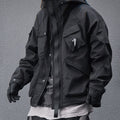 Mechanical Style Multi-pocket Loose Casual Hooded Jacket