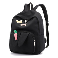 Literary nylon backpack