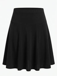 High-waisted Athletic Skirt A-line Silhouette Figure-flattering