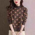 Women's Cashmere Sweater Autumn And Winter New Half Turtleneck Bottoming Shirt