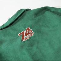 Men's Flocking Embroidered Letter Jacket