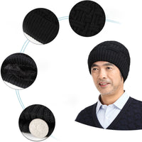 Men's And Women's Outdoor Winter Thickening And Fleece Warm Knitted Hat