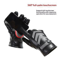 Fleece-lined Warm Winter Non-slip Reflective Gloves