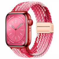 Magnetic Buckle Woven Loop Integrated Strap